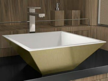 MODO SMALL - Countertop rectangular washbasin by Glass Design - view 2